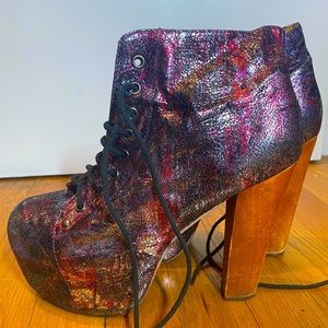 Jeffrey Campbell Lita Boots shimmery